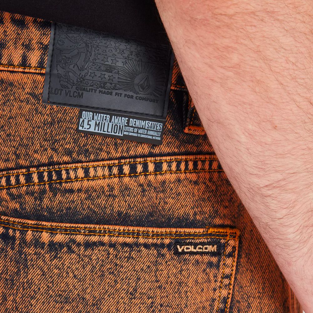 Billow Denim Pants Saffron - Image 3