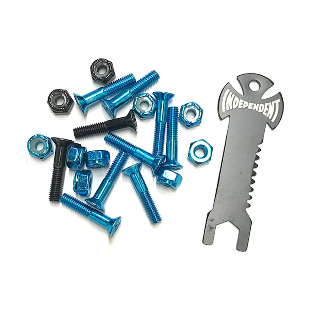 Blue/Black 1" Phillips Hardware Set With Tool - Image 3