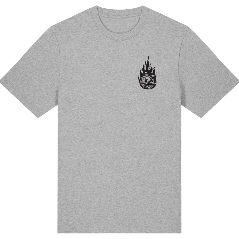 Burning Man T-shirt Heather Grey - Image 3