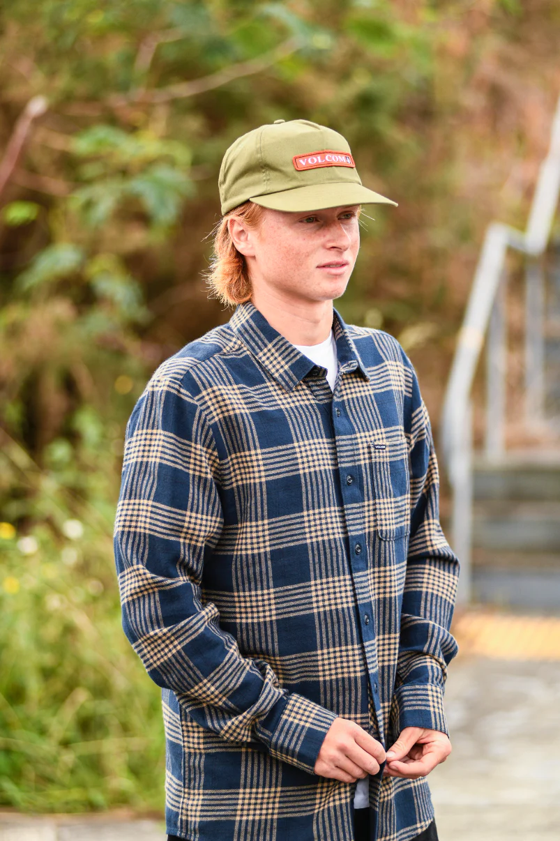 Caden Plaid Longsleeve Shirt Black - Image 4