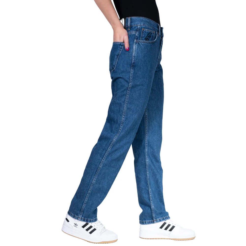Charger Baggy Denim Pants Dark Blue - Image 8