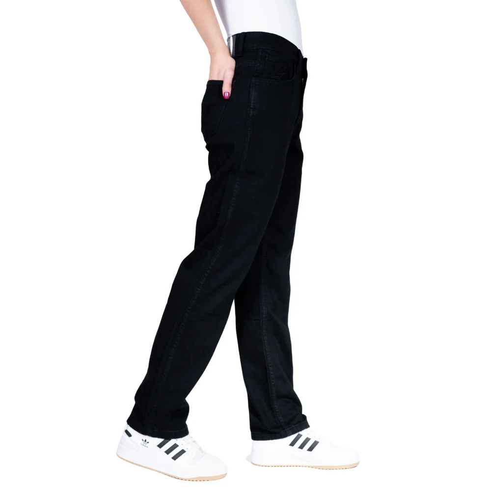 Charger Baggy Denim Pants True Black - Image 8