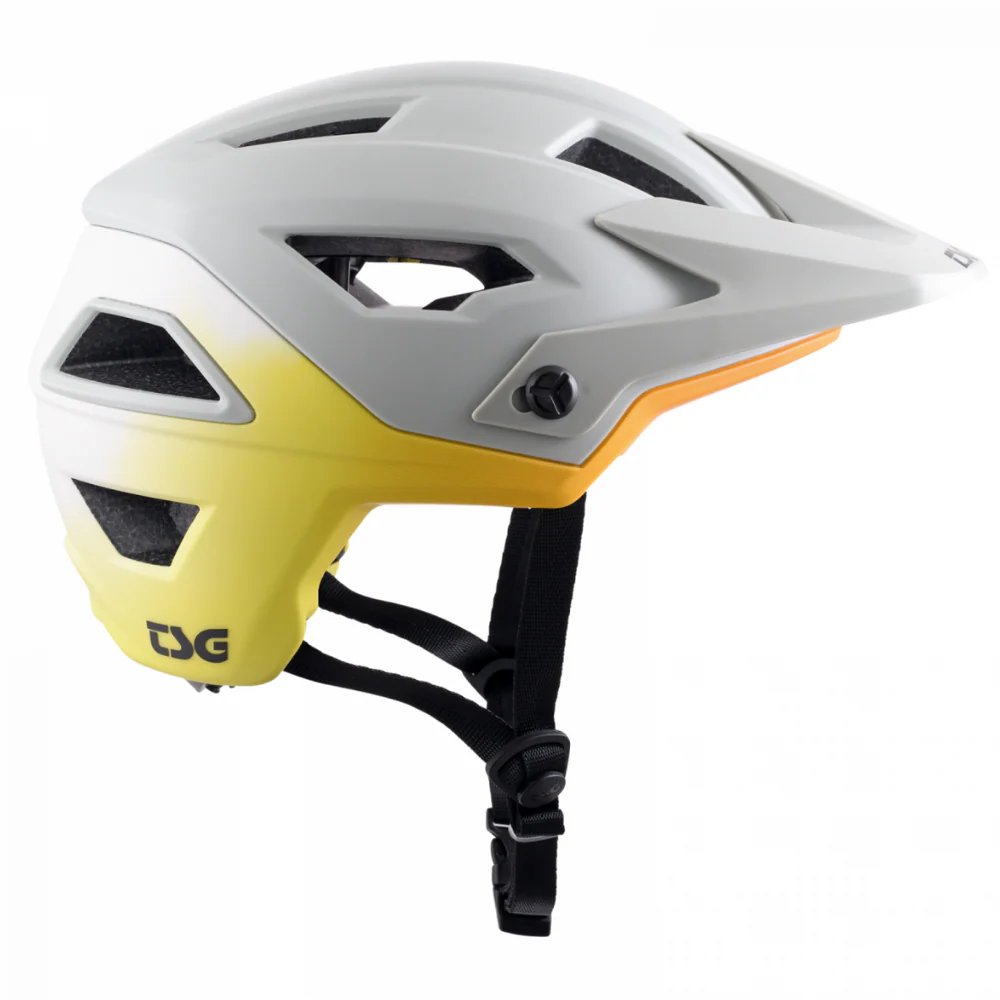 Chatter Solid Color Satin Grey Sunset MTB Helm - Image 2