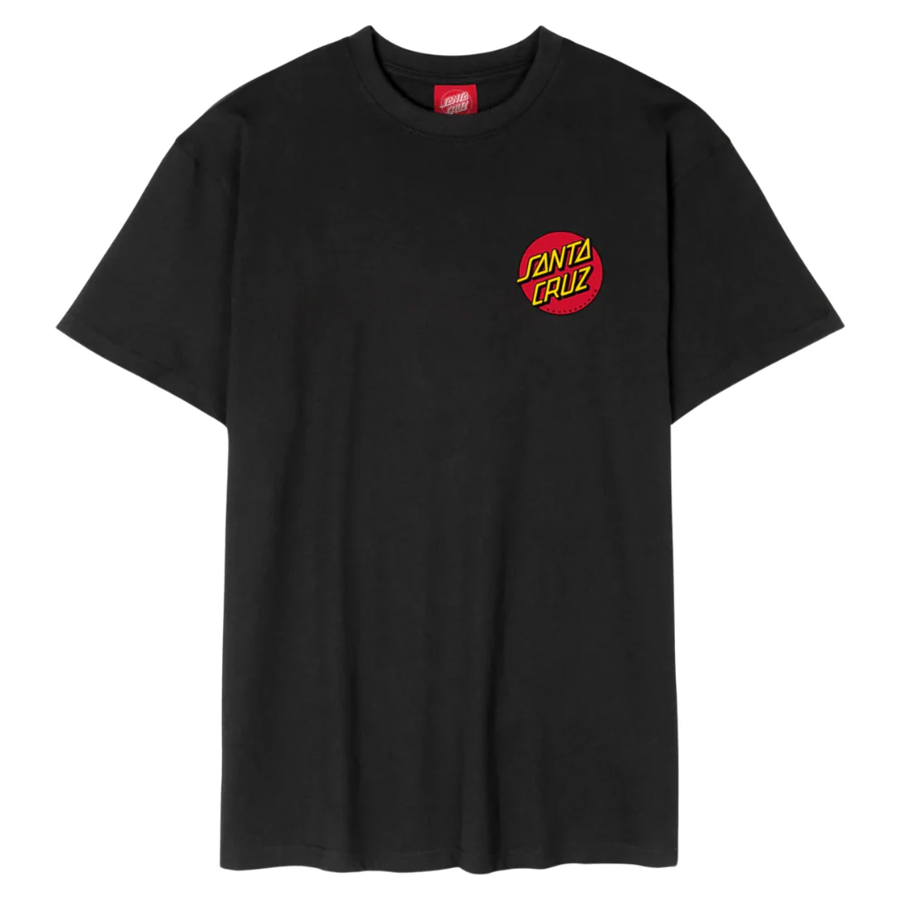 Classic Dot Chest T-shirt Black - Image 2