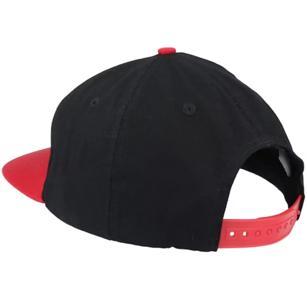 Classic Dot Snapback Cap White/Black/Red - Image 2