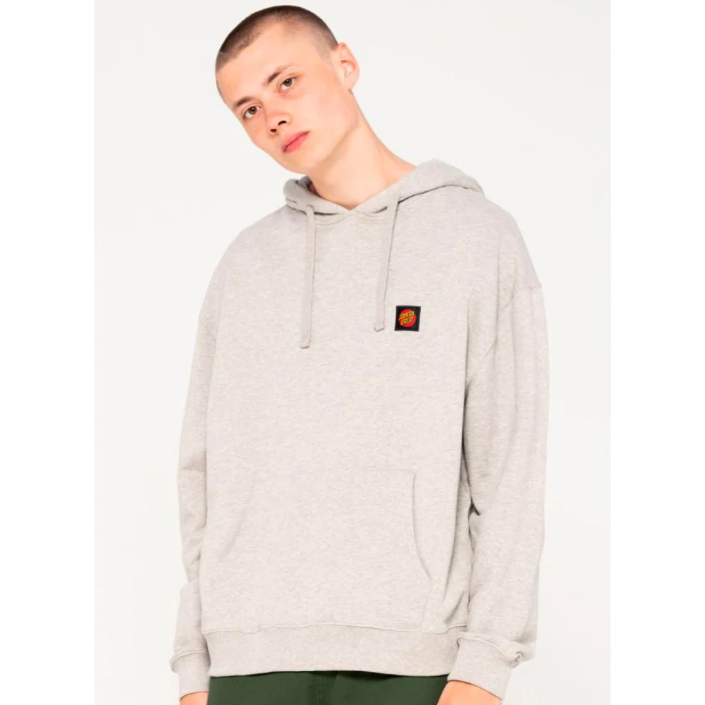 Classic Label Hoodie Heather Grey - Image 2