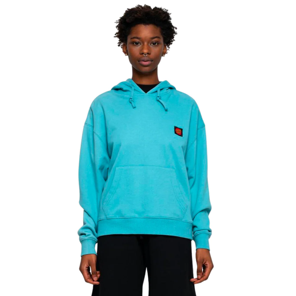 Classic Label Hoodie Turquoise - Image 3