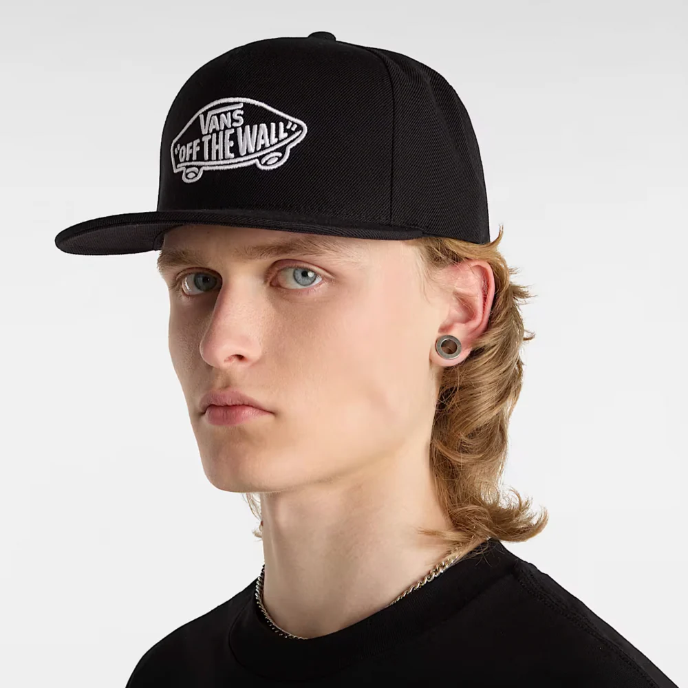 Classic Vans Snapback Cap Black - Image 2