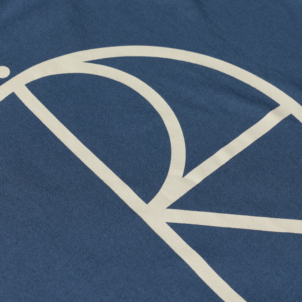 Contrast Stroke Logo T-Shirt Grey Blue - Image 4