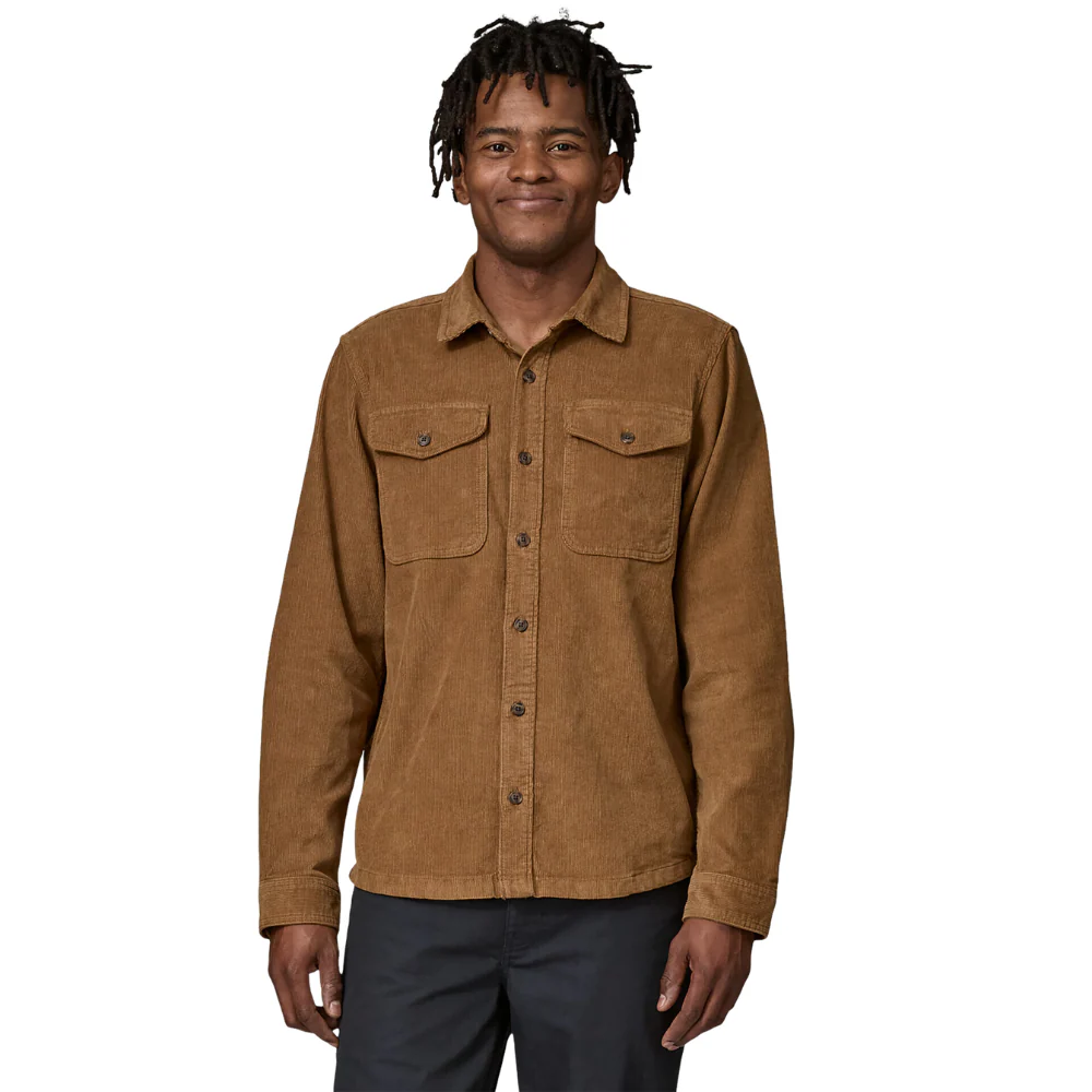 Corduroy Shirt Coriander Brown - Image 3