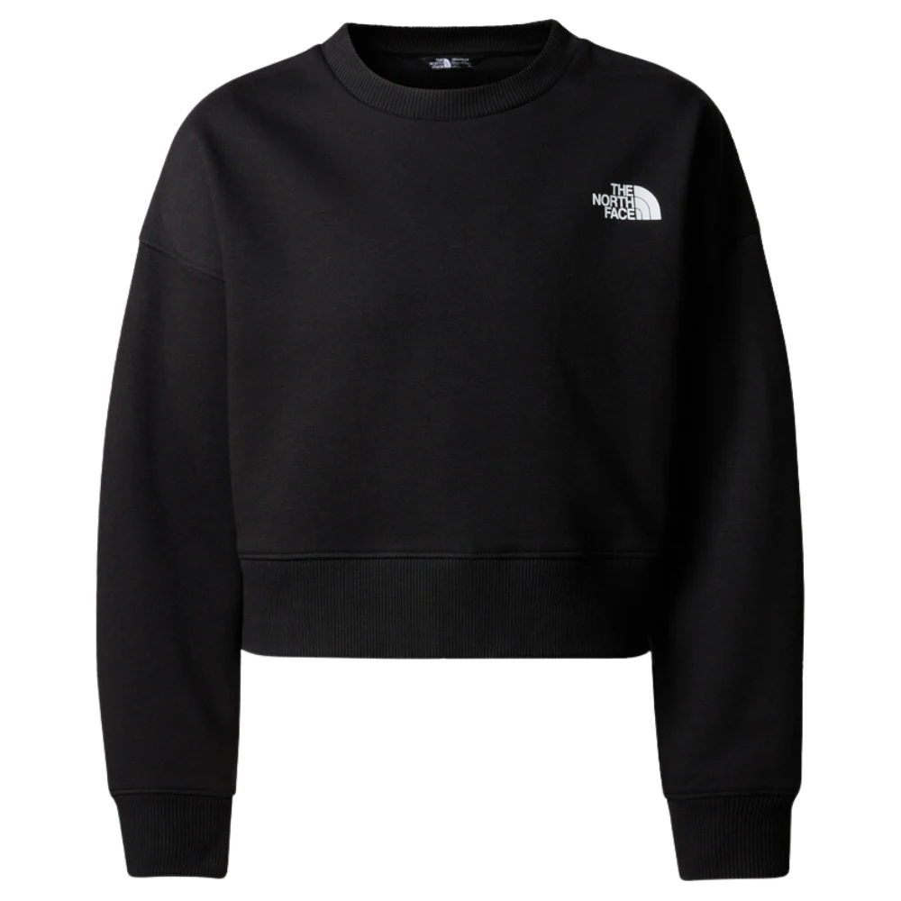 Kids Cutline Crew Fleece Sweatshirt TNF Black - Image 2