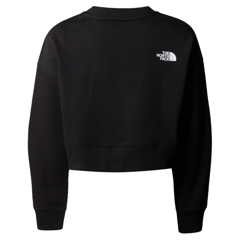 Kids Cutline Crew Fleece Sweatshirt TNF Black - Image 3