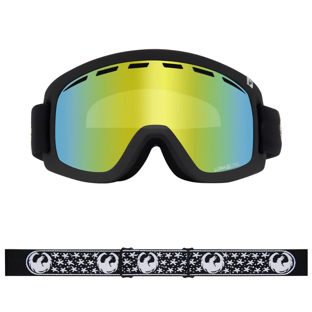 D1 OTG Mikkel 25 /LumaLens  Gold Ionized + LumaLens Amber Snowboard Goggles - Image 3