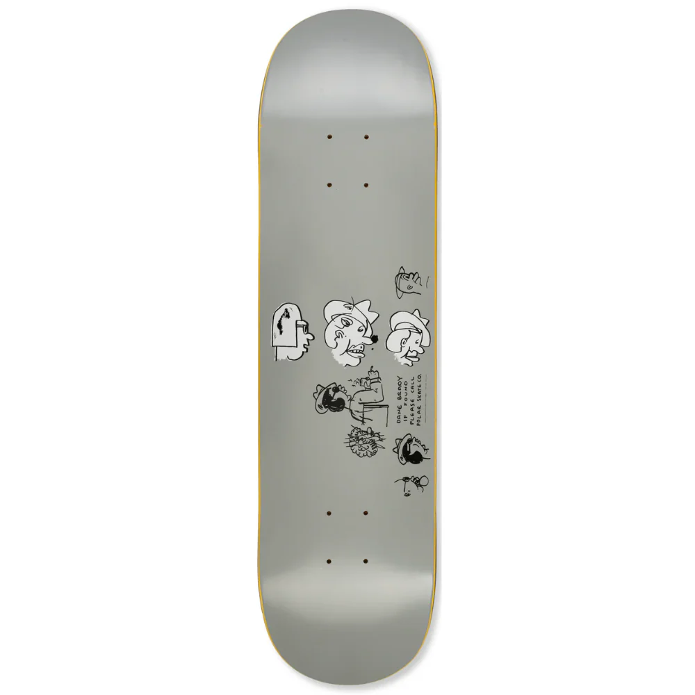 Dane Brady Mia Grey 8.75" Skateboard Deck