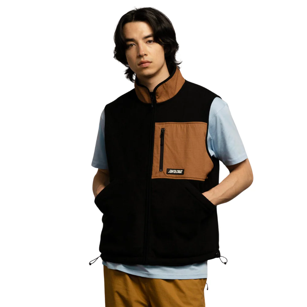 Darwin Vest Jacket Black - Image 3