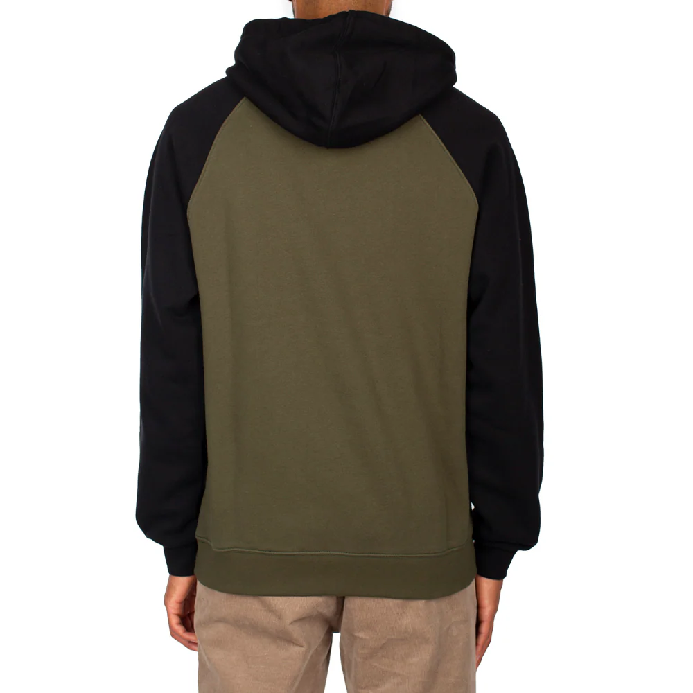 De College Hoodie Dark Olive - Image 2