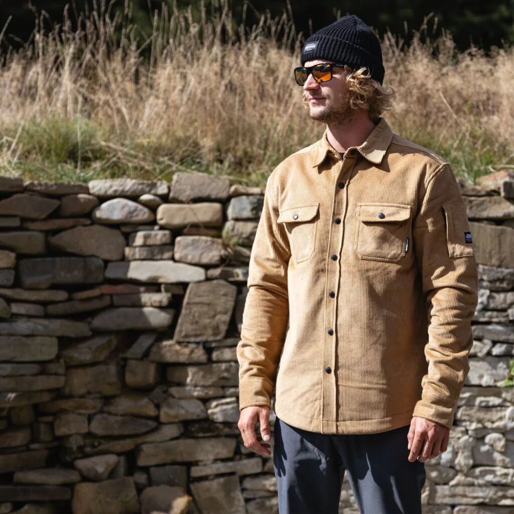 Dough Insulated Shirt Caramel Corduroy - Image 3