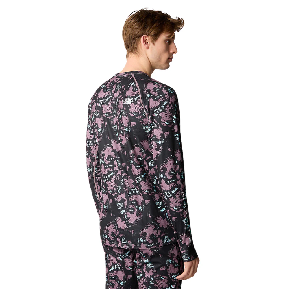 Dragline Longsleeve Baselayer Fawn Grey Snake Charmer Print - Image 2