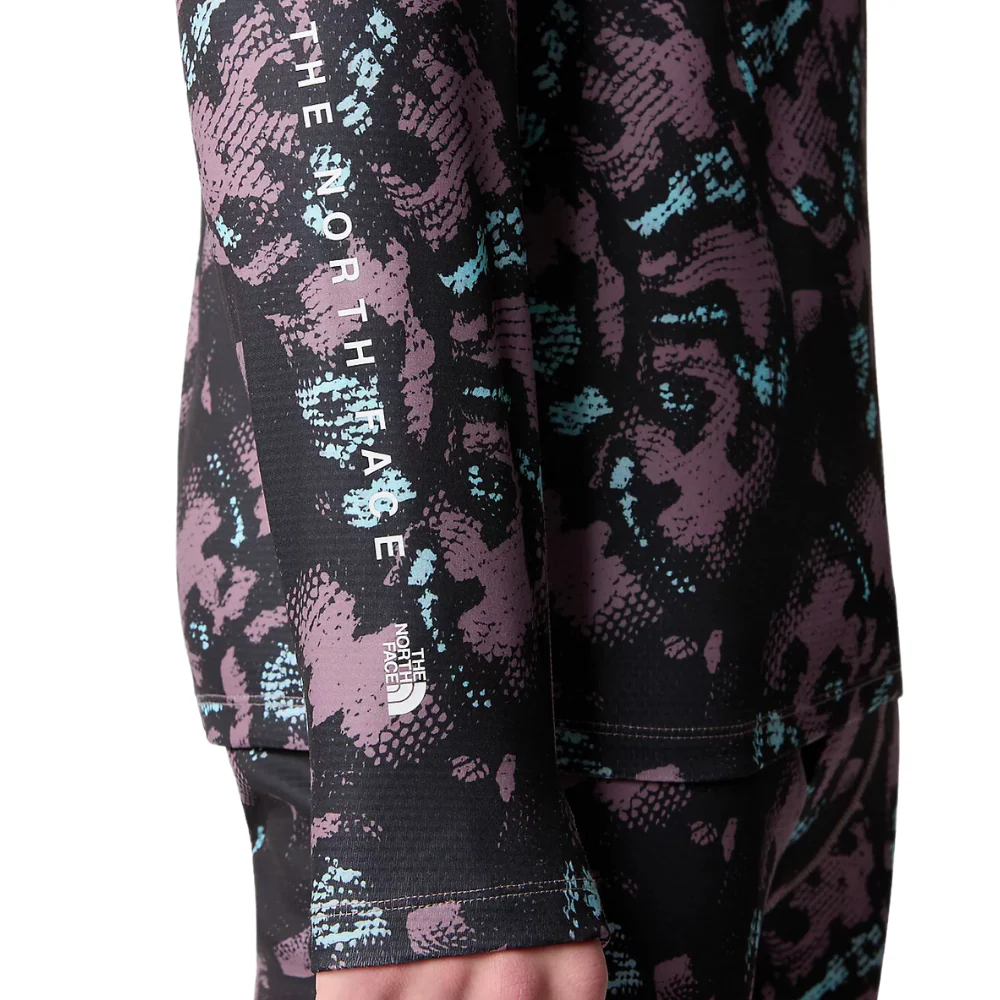 Dragline Longsleeve Baselayer Fawn Grey Snake Charmer Print - Image 3