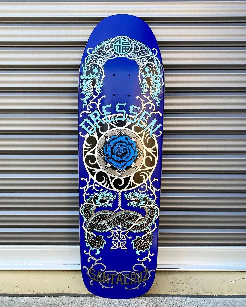 Dressen Rose Crew Shaped 9.31" Skateboard Deck - Image 2