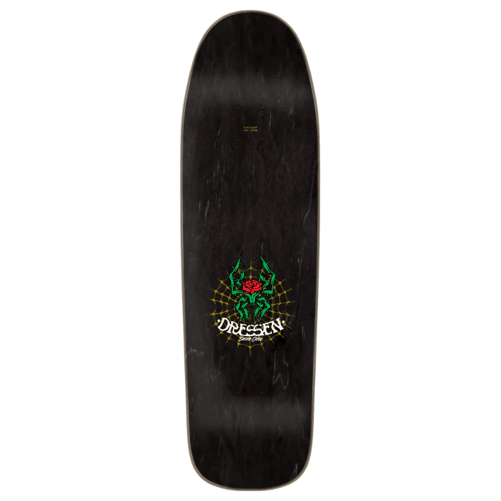 Dressen Rose Cross Shaped 9.3" Skateboard Deck - Image 2