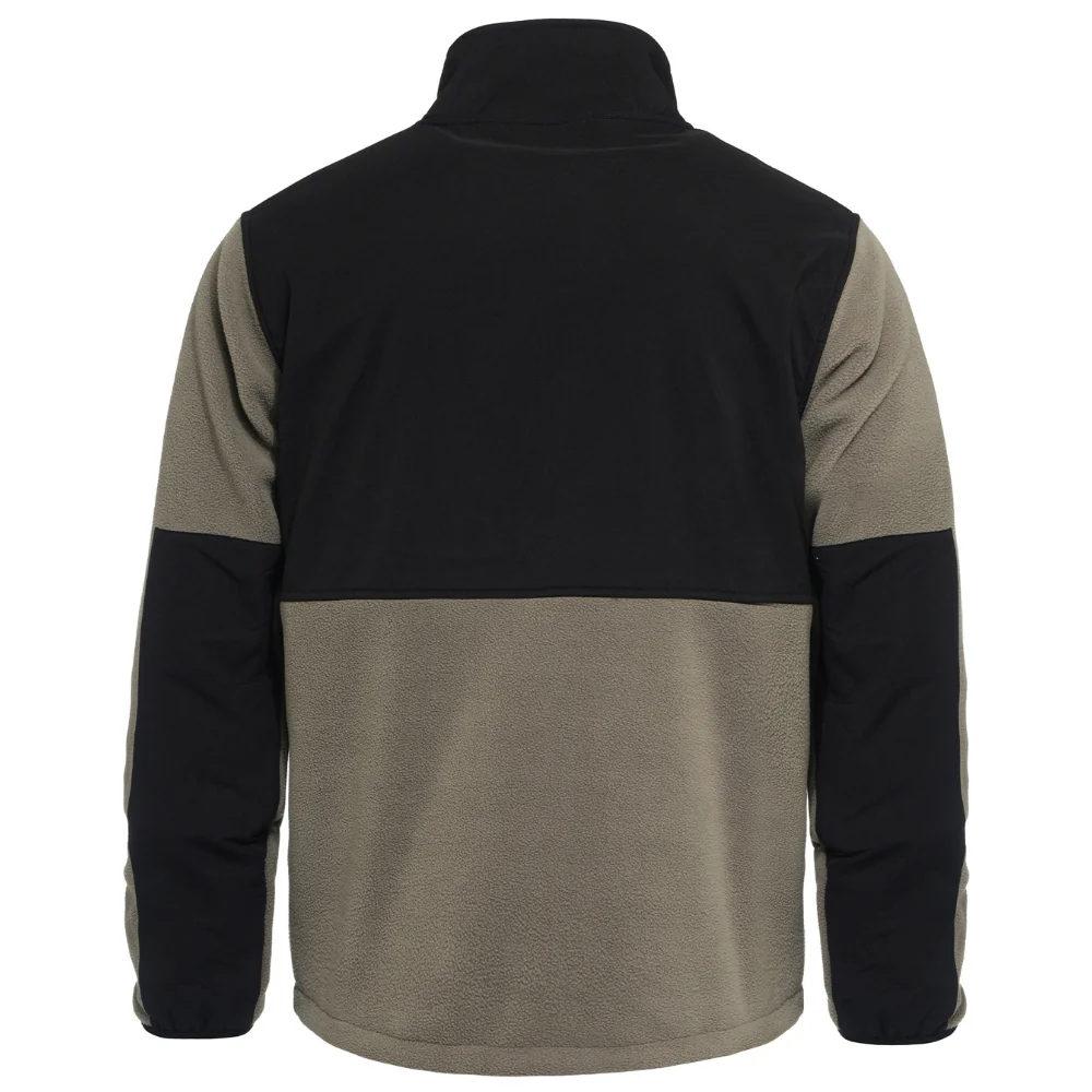 Duval Fleece Sweatshirt Taupe - Image 2