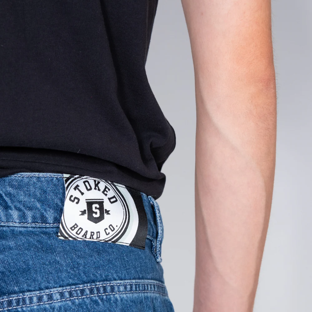 Electric Baggy Denim Pants Dark Blue - Image 4