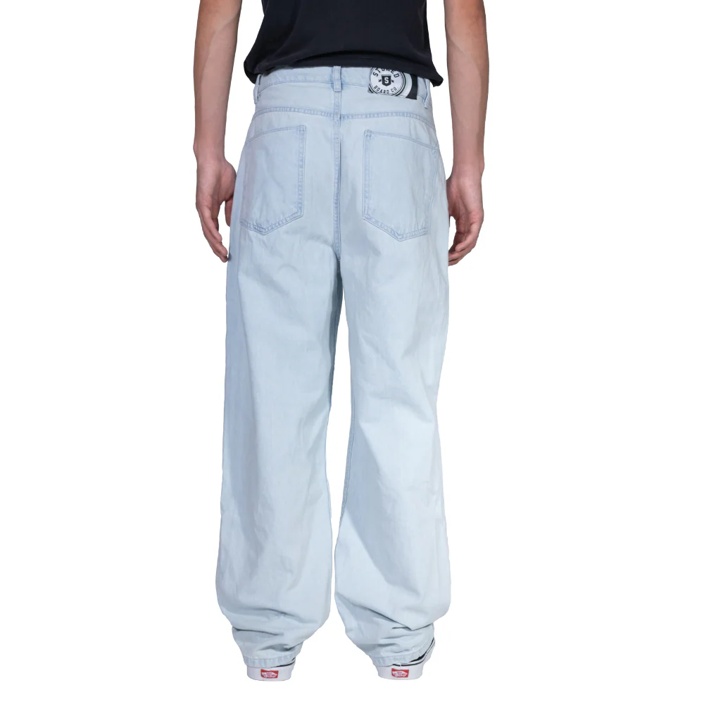 Electric Baggy Denim Pants Light Blue - Image 2