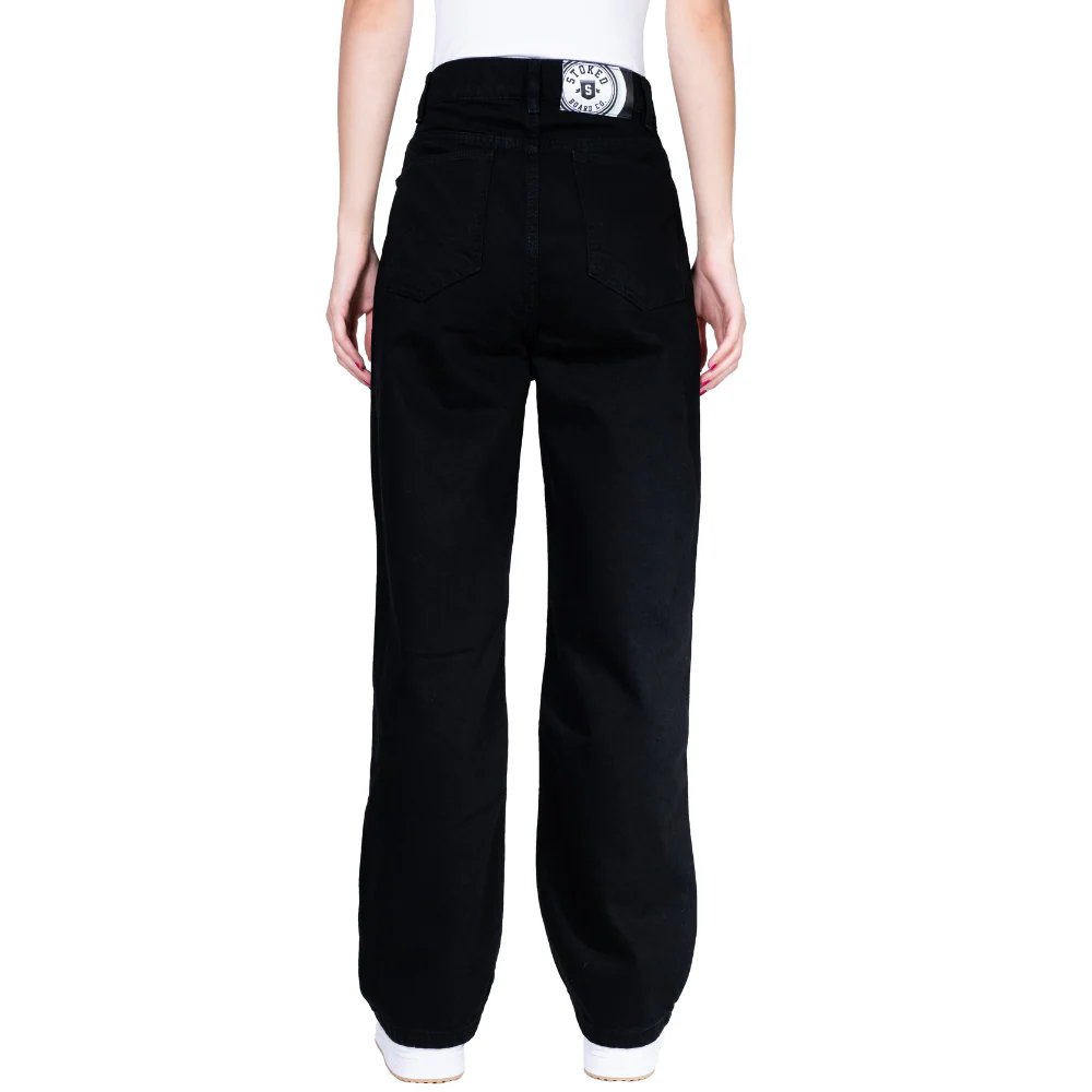 Electric Baggy Denim Pants True Black - Image 7