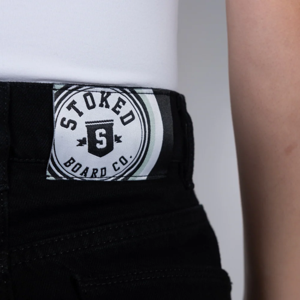 Electric Baggy Denim Pants True Black - Image 9
