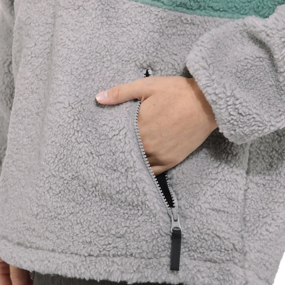 Womens Elvira Fleece Sweatshirt Blue Haze - Image 5