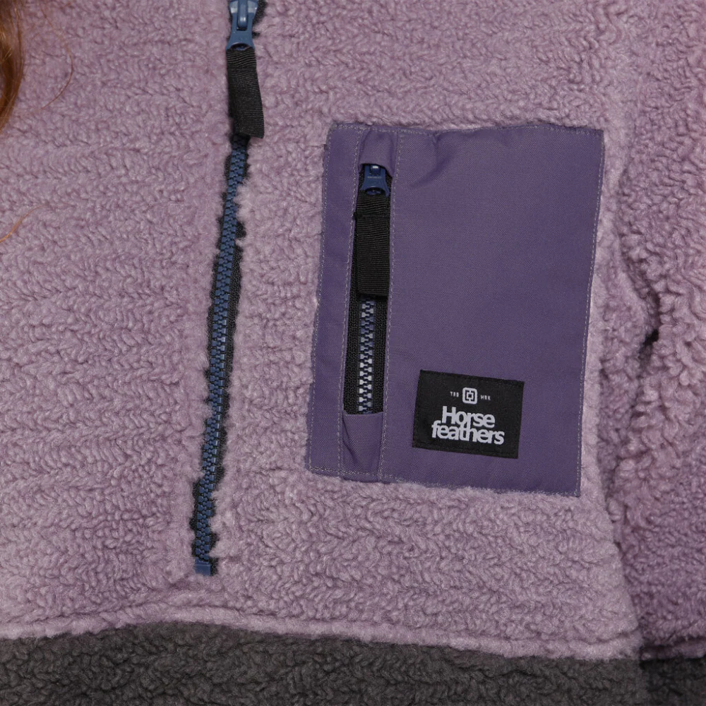 Womens Elvira Fleece Sweatshirt Iris - Image 5