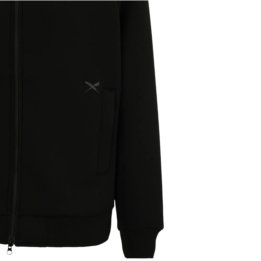 Enzo Trainer Track Jacket Black - Image 3
