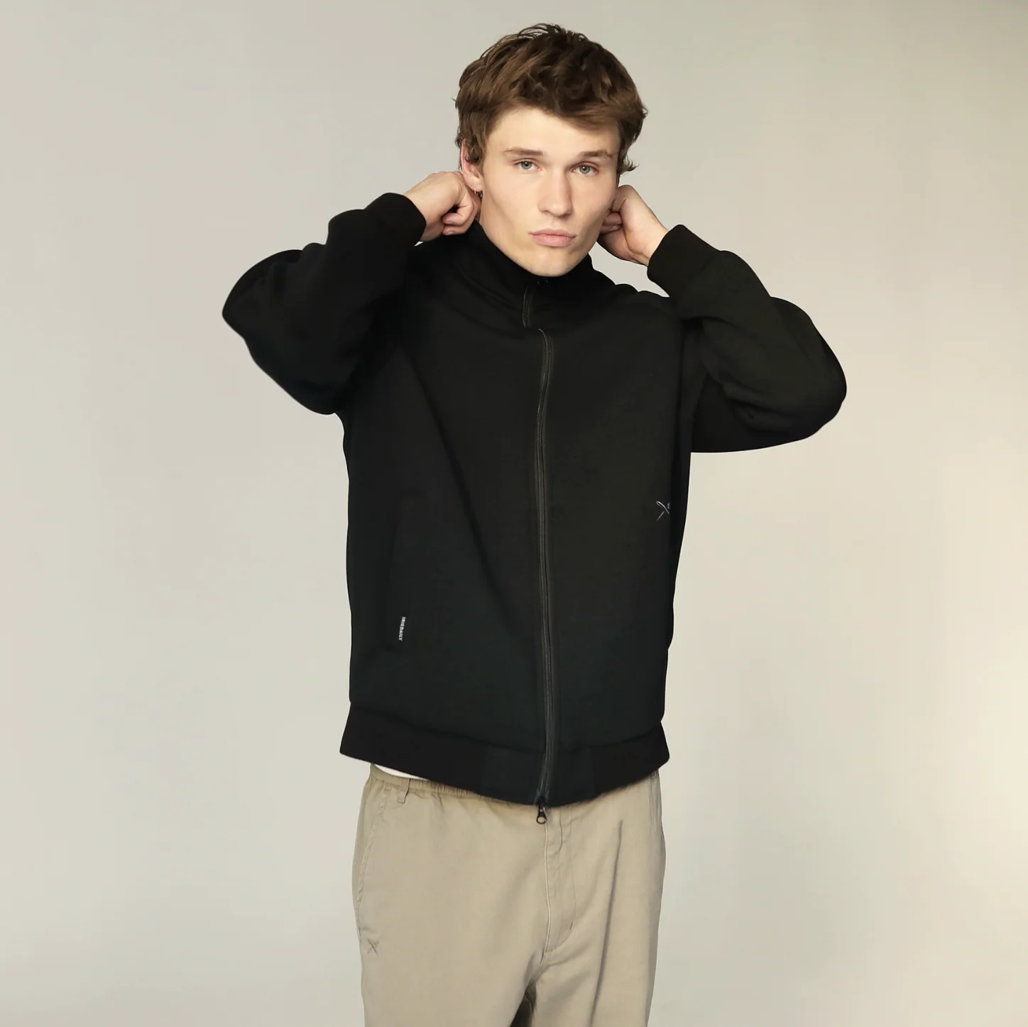 Enzo Trainer Track Jacket Black - Image 5