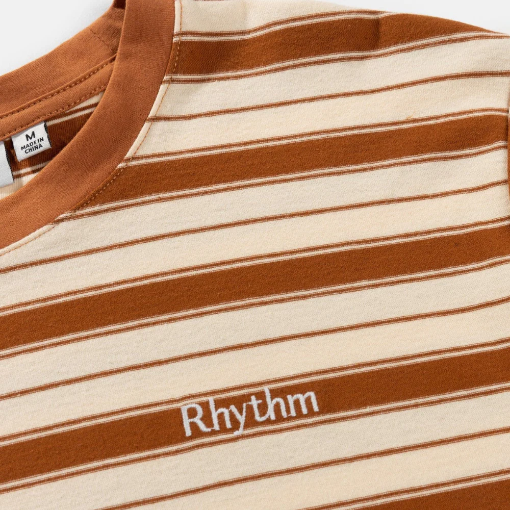 Everyday Stripe T-shirt Cedar - Image 3