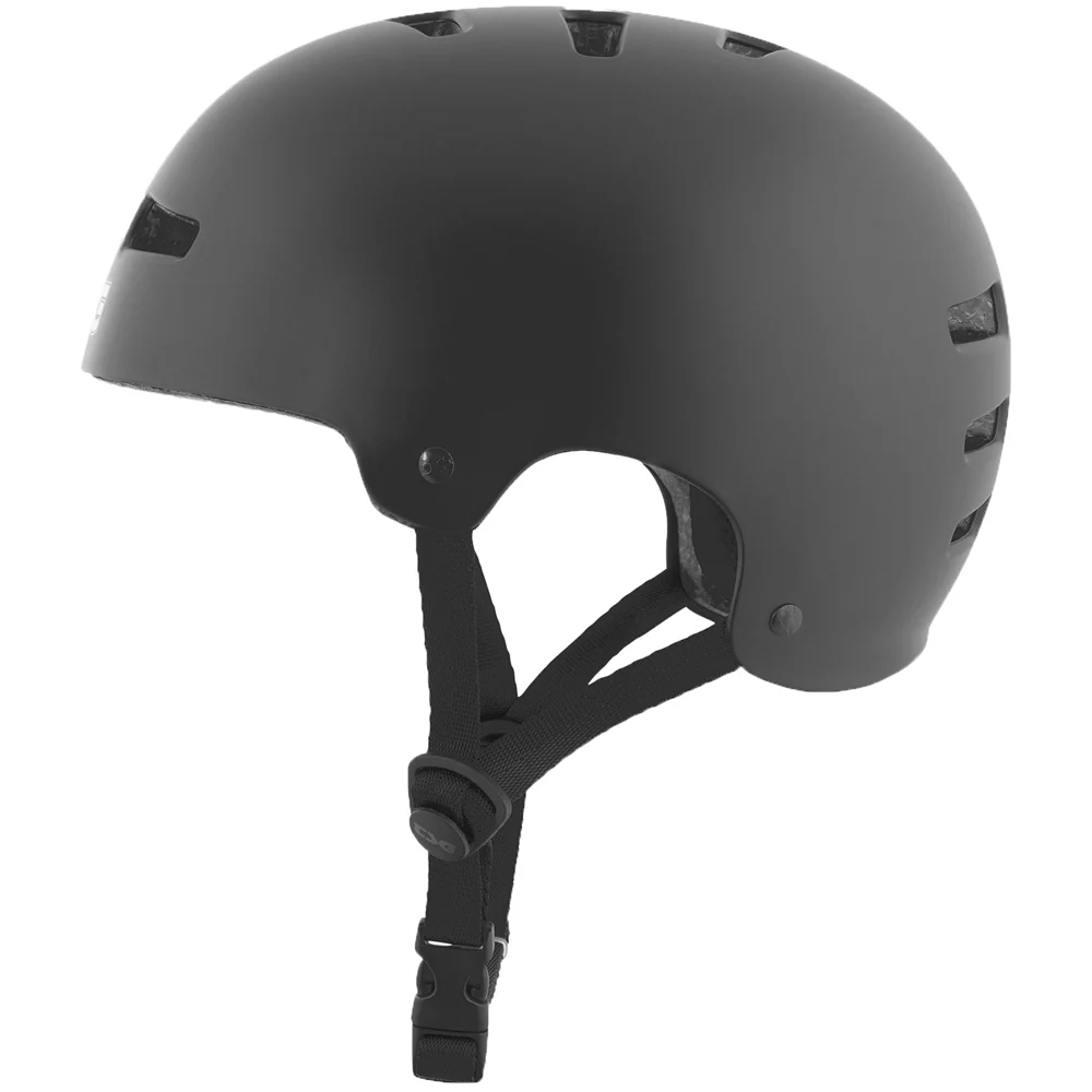 Kids Evolution Solid Colors Satin Black Helm - Image 2