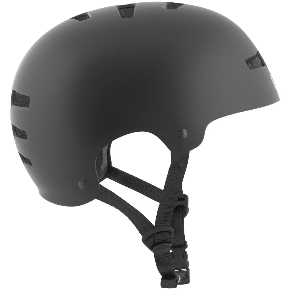 Kids Evolution Solid Colors Satin Black Helm - Image 3