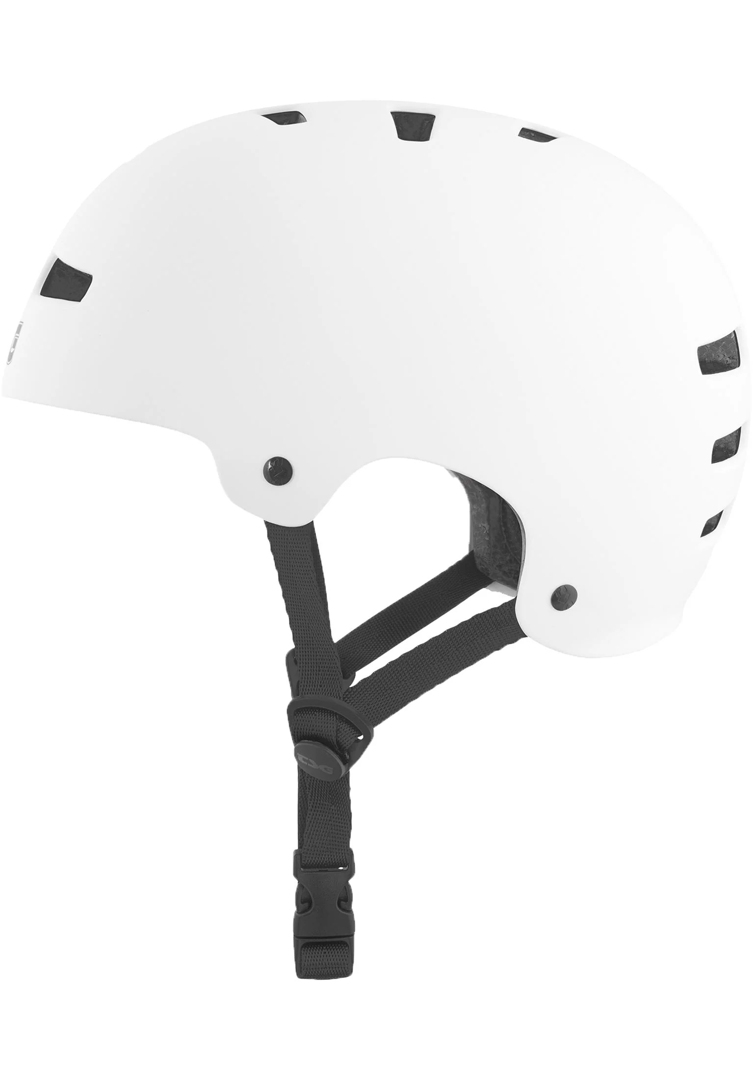 Evolution Youth Solid Colors Satin white helm - Image 2