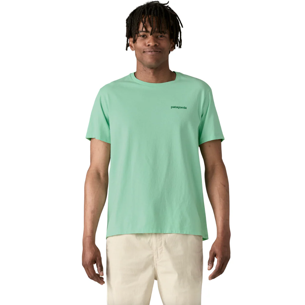 Fitz Roy Icon Responsibili-Tee T-Shirt Rinsed Green - Image 2