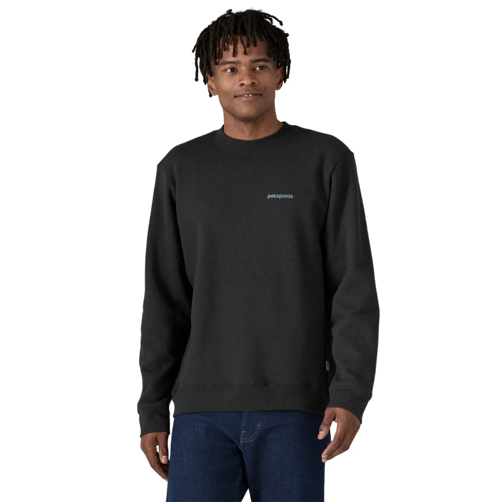 Fitz Roy Icon Uprisal Crew Sweatshirt Ink Black - Image 3