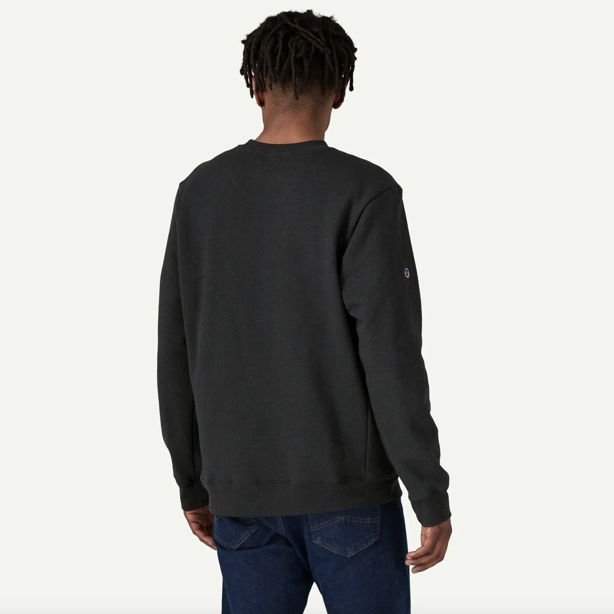Fitz Roy Icon Uprisal Crew Sweatshirt Ink Black - Image 4
