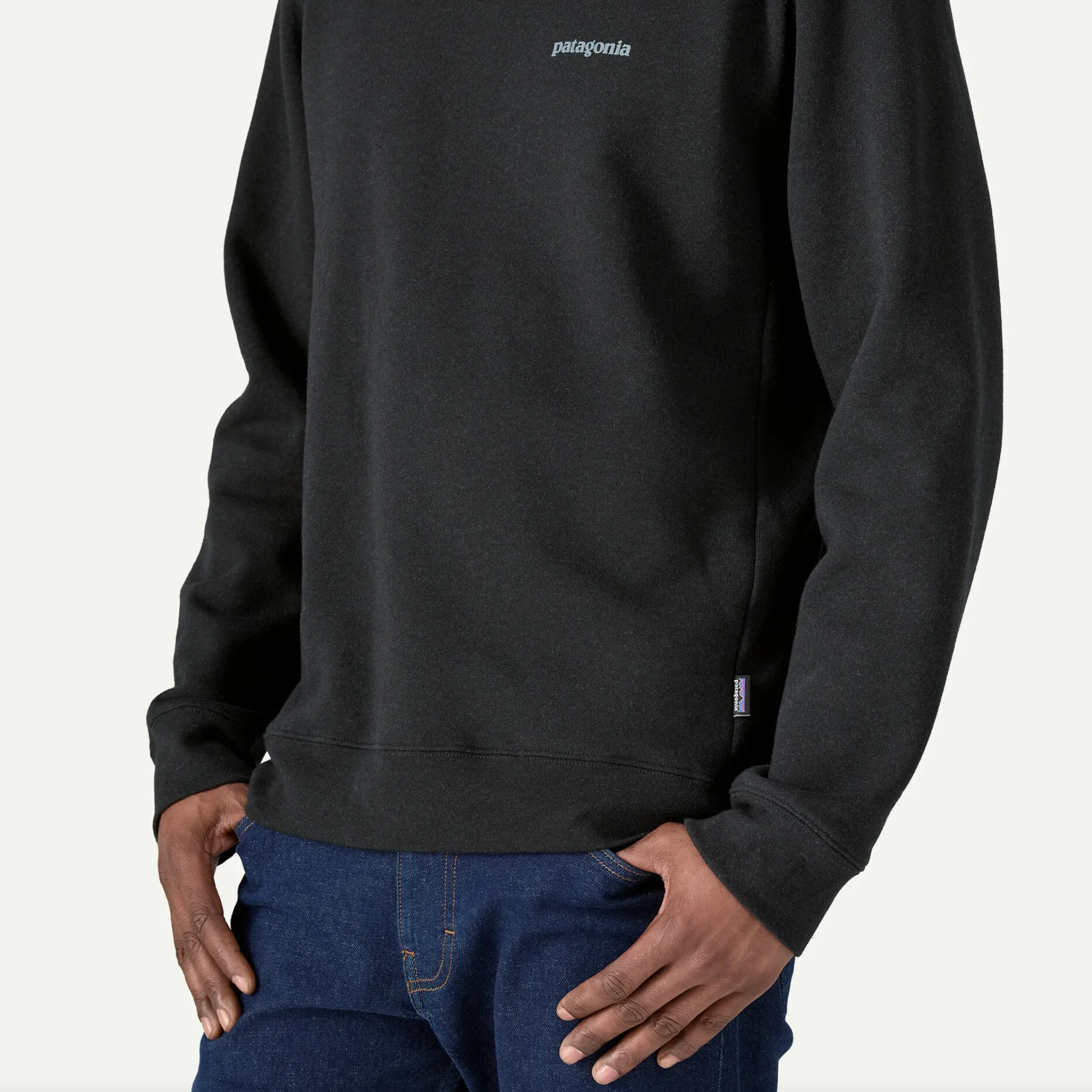 Fitz Roy Icon Uprisal Crew Sweatshirt Ink Black - Image 5