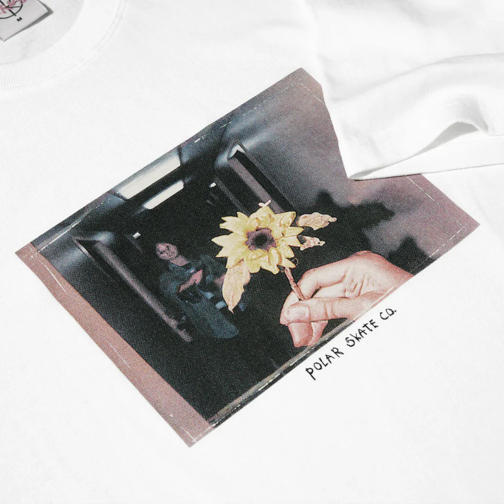 Flower T-shirt White - Image 3