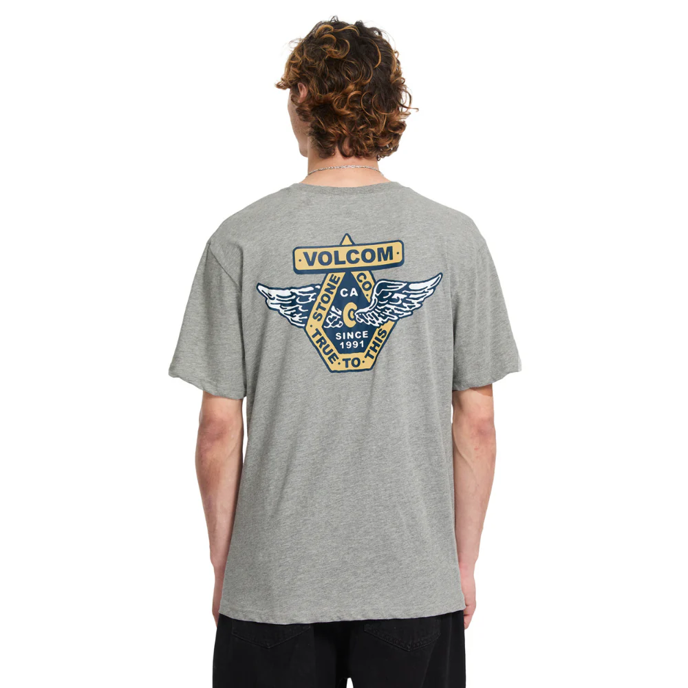 Free Wheel T-Shirt Heather Grey