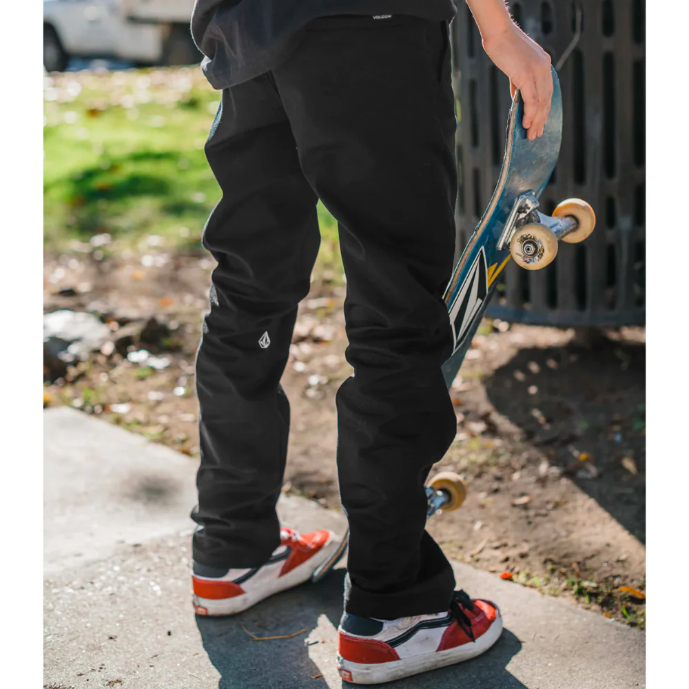 Kids Frickin Modern Stretch Chino Black - Image 4