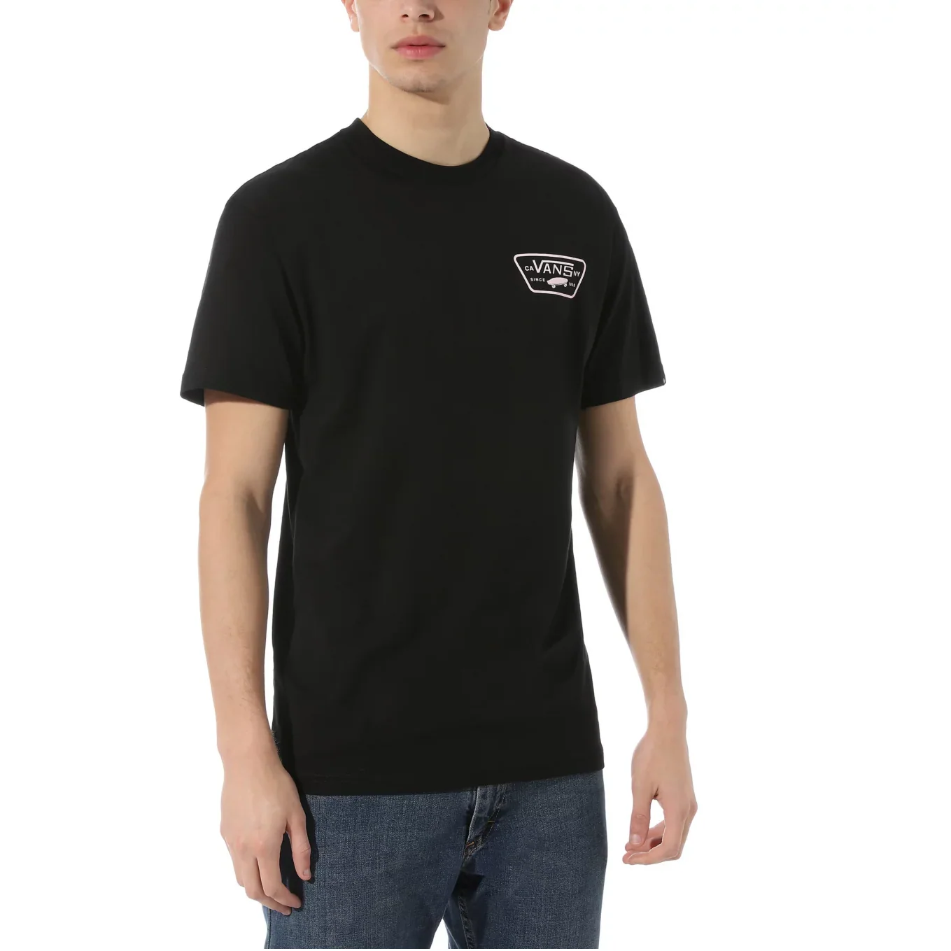 Full Patch Back Tee Black/ Vans Cool Pink - Image 2