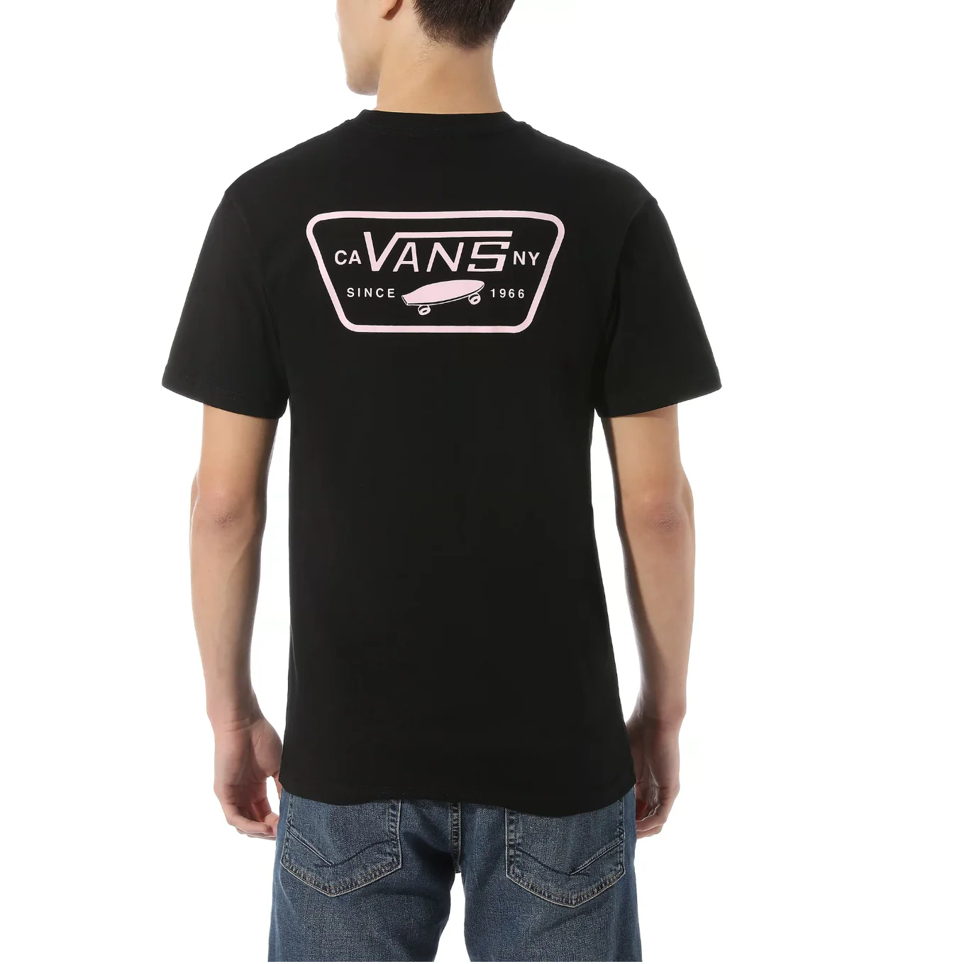 Full Patch Back Tee Black/ Vans Cool Pink - Image 3