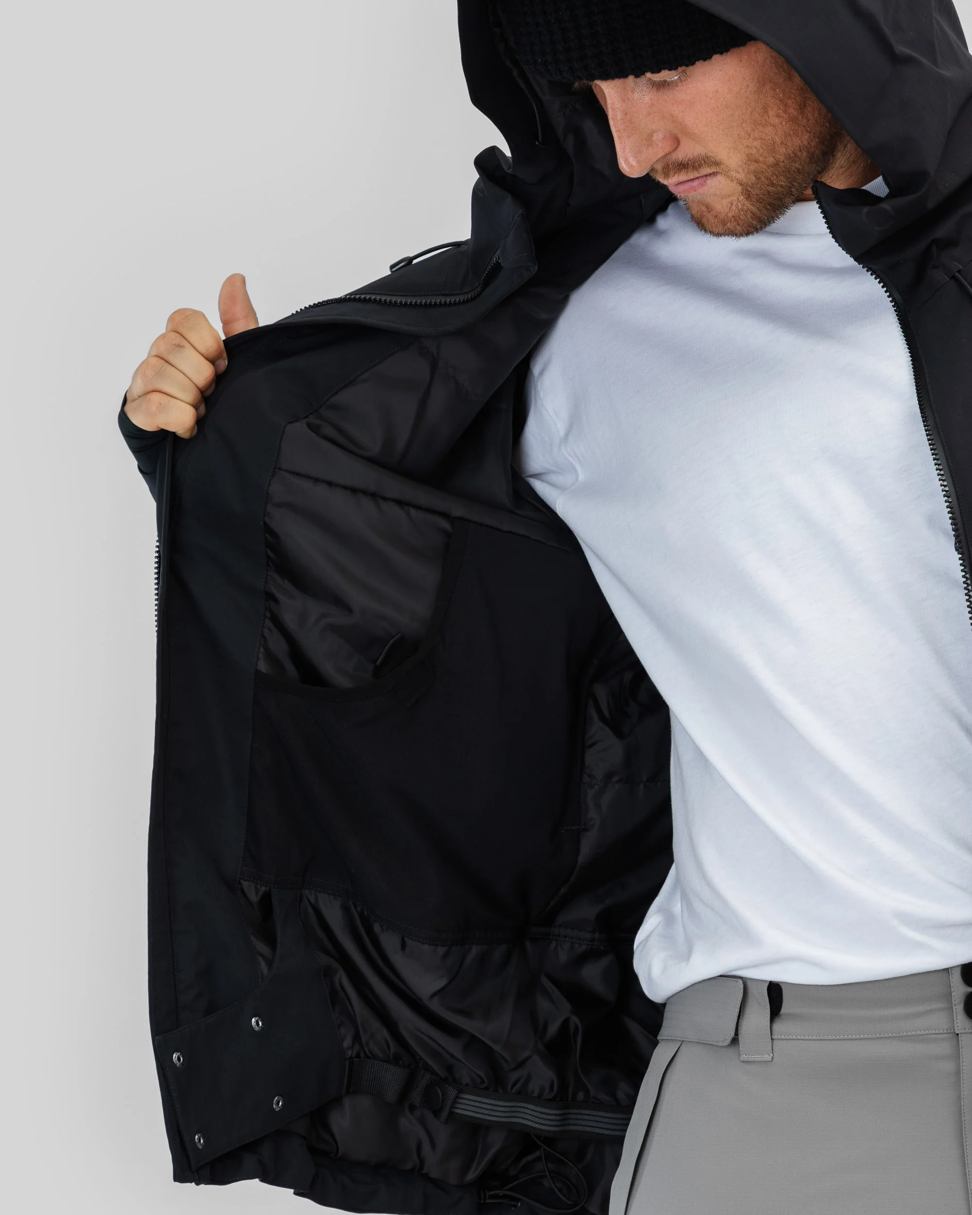 Fullzip Snowboard Jacket 2L 2025 Black - Image 10