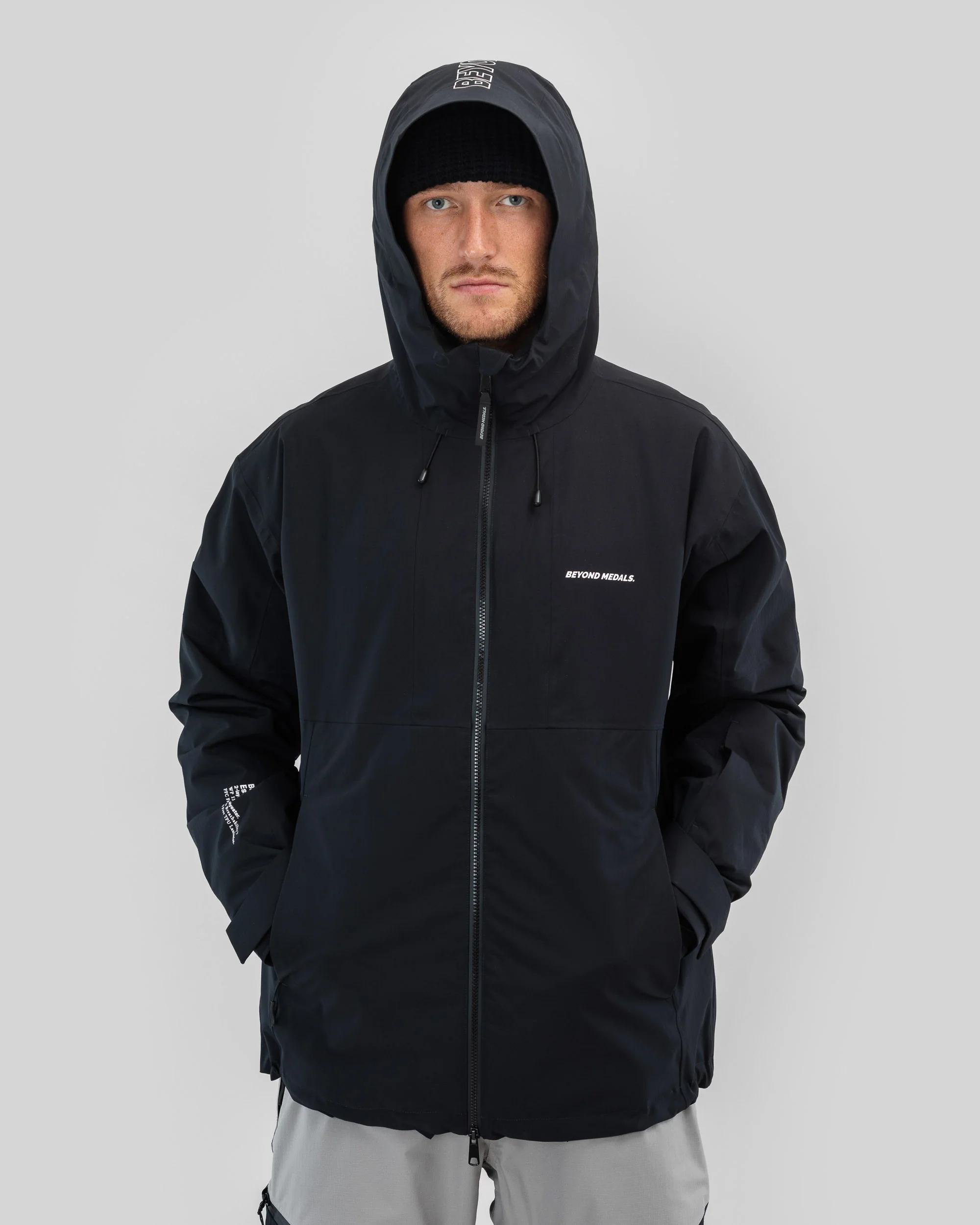 Fullzip Snowboard Jacket 2L 2025 Black - Image 9