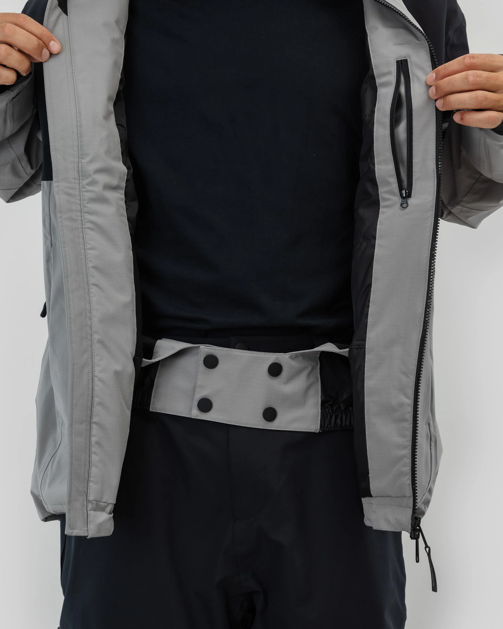 Fullzip Snowboard Jacket 2L 2025 Grey - Image 11